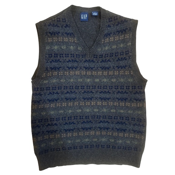 GAP Other - cozy grandpa 90s Vintage Gap 100% wool sweater vest